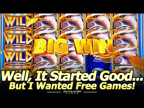 Well, It Started Good...But I Wanted Free Games!  Griffon's Throne Slot Machine at Yaamava Casino