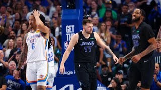 NBA playoffs: Luka Dončić leads 17-point Mavericks comeback to finish off Thunder