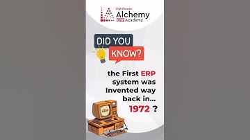 Did You Know ERP Began in 1972? #sap #erp #shorts