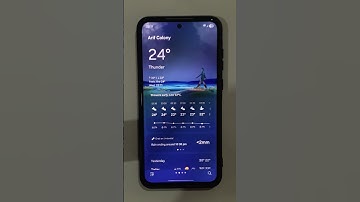 One ui 8 weather animation || Daily Updates