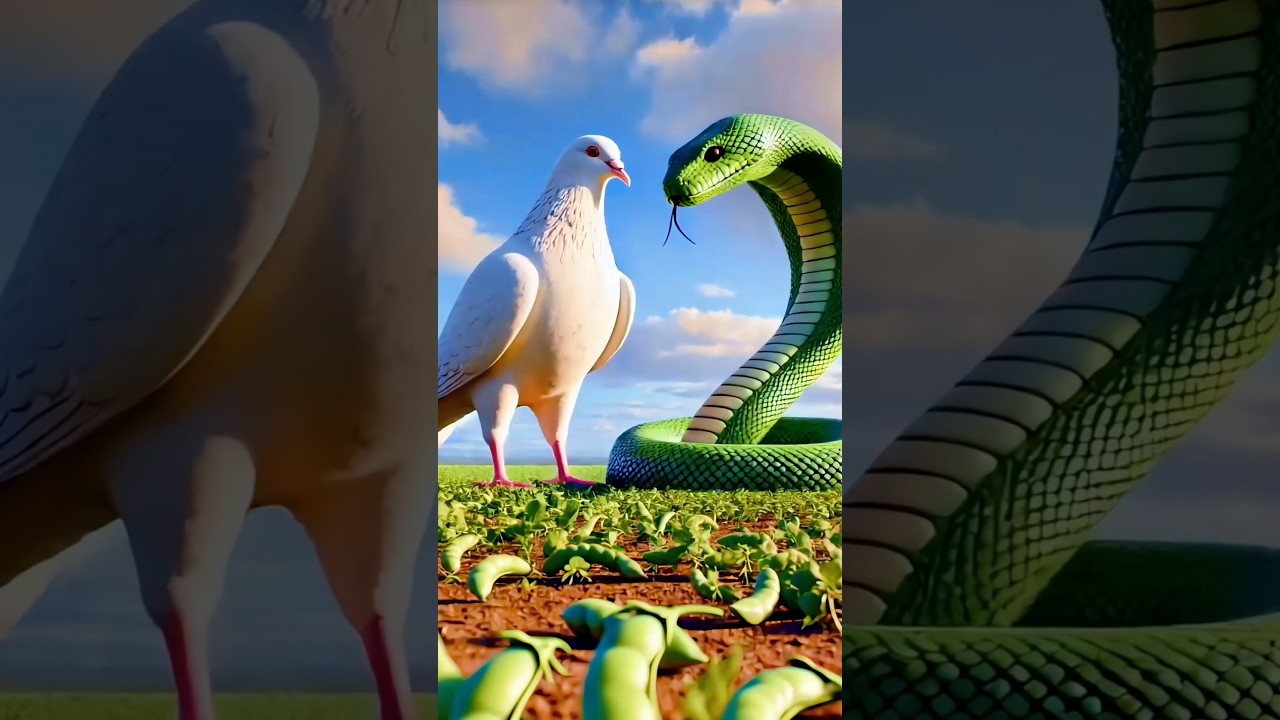 Pigeon with Snack Fight 😱।। Pigeon।। 