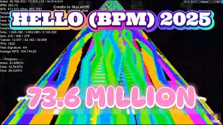 [Black MIDI] Hello BPM 2025 | 73.6 Million (NEW PB) @EnosGianArkha