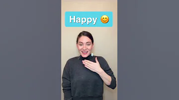 Feelings Signs In American Sign Language Part 1 Shorts 