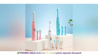 1pc White/Pink Electric Toothbrush Adult Model Soft Bristle Electric Toothbrush Battery Model Family screenshot 3