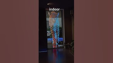 ✨ GUBOS Flexible Transparent LED Screens ✨ #led #screen #beautiful  #flexible#smartdesign