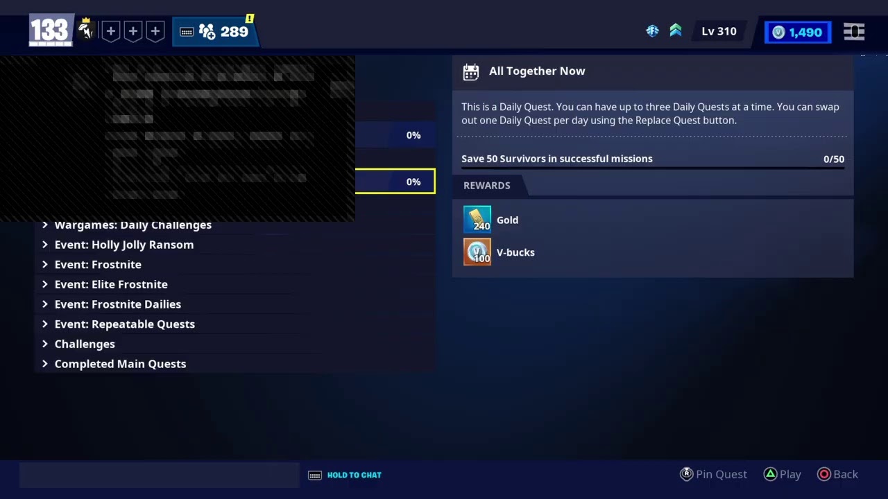 The 0.00001.1 Daily Challenge in Fortnite Save The World