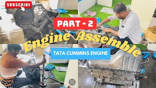 cummins diesel  engine assemble (Part 2) | TATA Cummins Engine | INLINE 6 screenshot 2