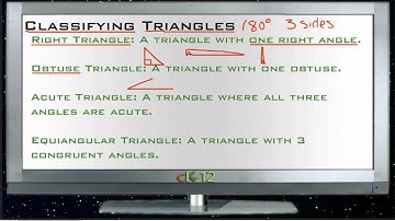 Classifying Triangles: Lesson (Basic Geometry Concepts)