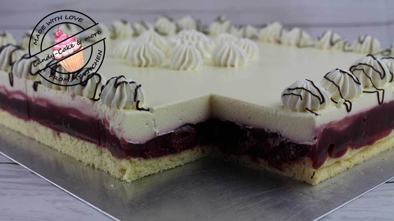 Kirsch Amaretto Schnitte Lebensmittel Essen Kuchen Und Torten Backrezepte 