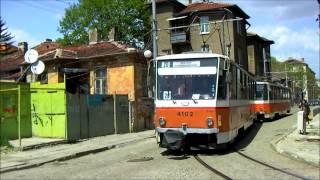 Wide Tatra Trams In Sofia - Straßenbahn - Villamos - София Трамвай