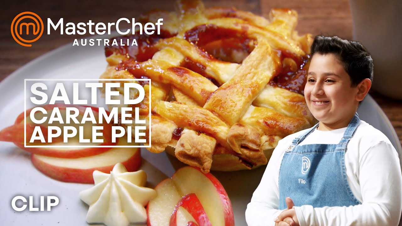 Delicious Salted Caramel Apple Pie | Junior MasterChef Australia | MasterChef World