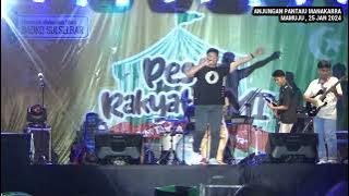 Band Mamuju VOC. Muammar Al Husni pesta Rakyat HMI Di Anjungan pantai Manakarra