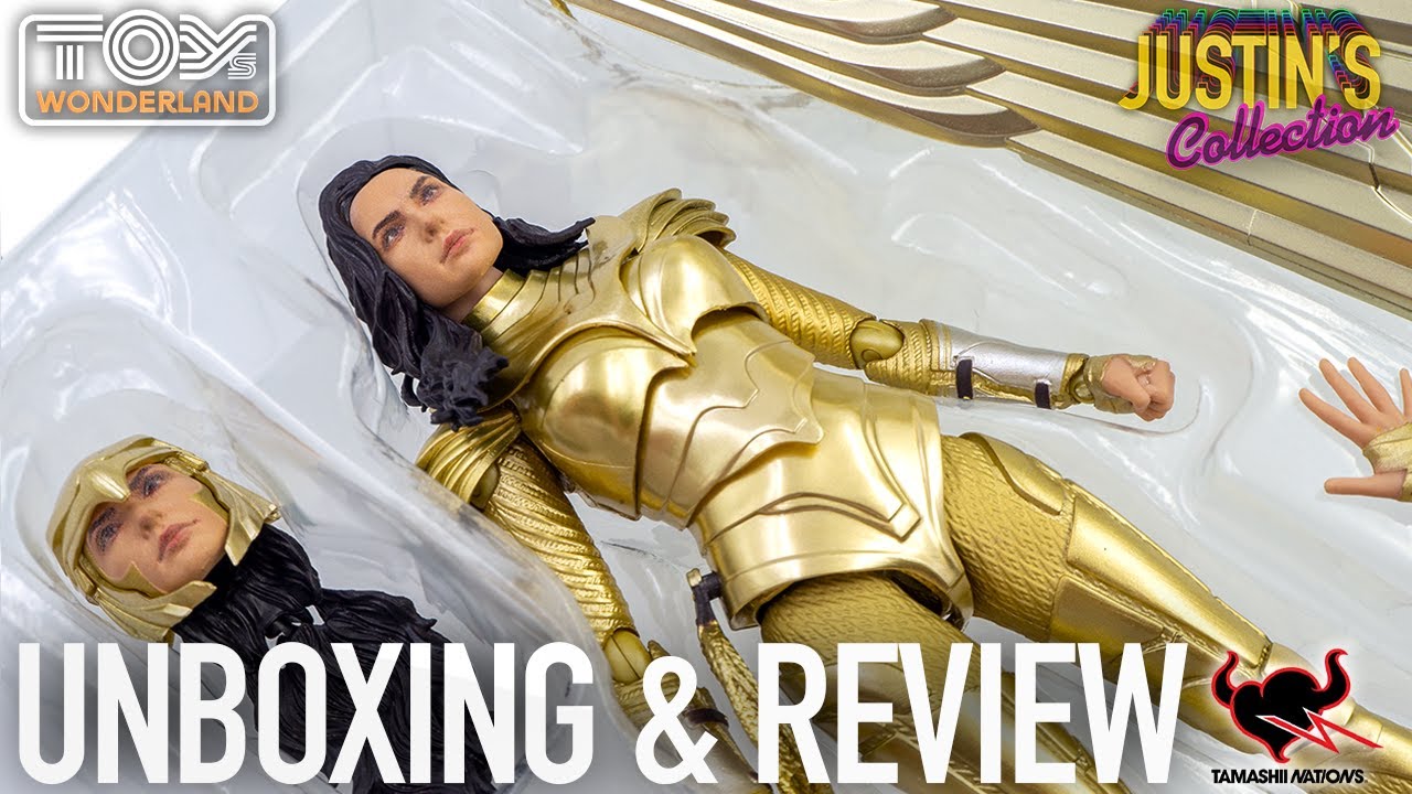 S.H.Figuarts Wonder Woman Golden Armor WW84 Unboxing & Review
