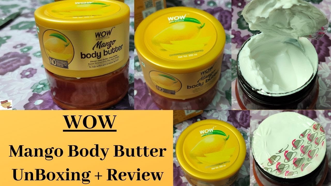 WOW Skin Science Mango Body Butter