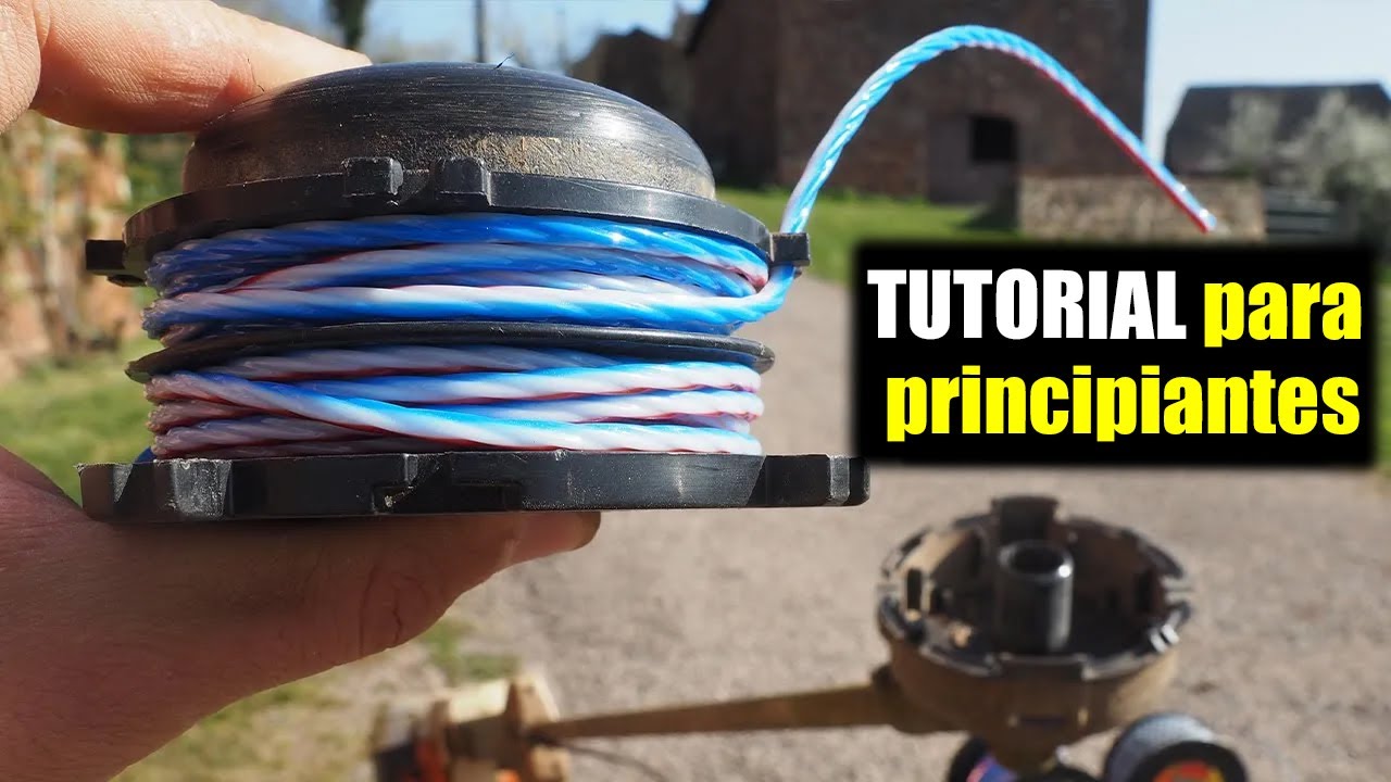 Cómo VOLVER a PONER el Hilo en tu Desbrozadora/Cortabordes? Tutorial