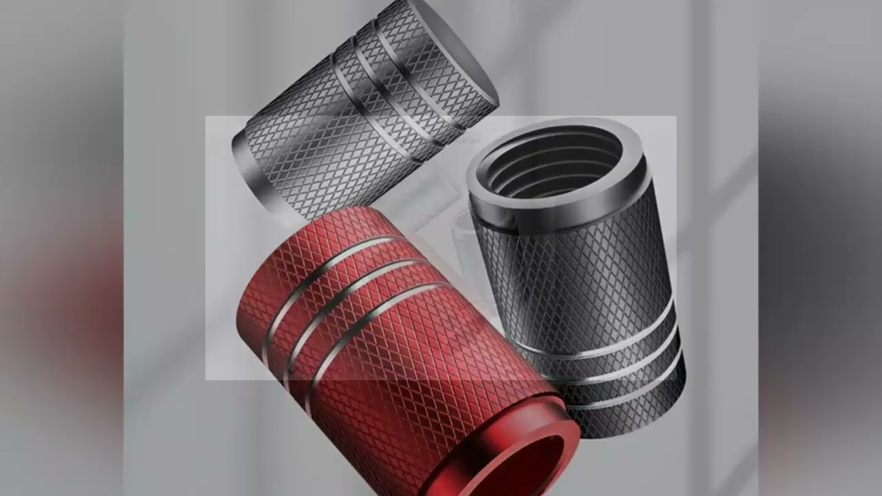 4Pcs Car Tire Valve Stems Cap Knurling Style Tire Valve Cap Aluminum Tire Wheel Stem Air Valve Cap c