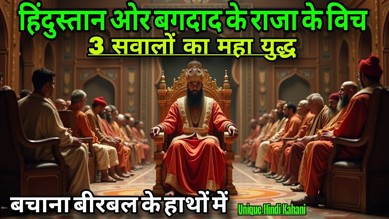 3 नामुमकिन सवाल क्या बीरबल रोक पाएंगे हिंदुस्तान ओर बगदाद का महायुद्ध | akbar birbal latest kahani 