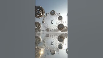 When Time Takes Flight ⏳✨ | Surreal Timelapse Animation #loopdok