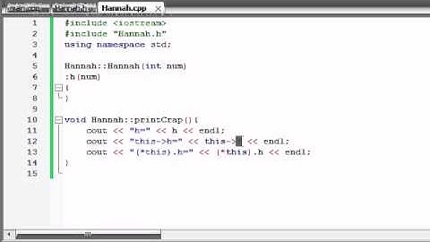 Buckys C++ Programming Tutorials - 49 - this
