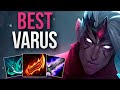 BEST VARUS IN THE WORLD FULL GAMEPLAY!  CHALLENGER VARUS ADC GAMEPLAY ...