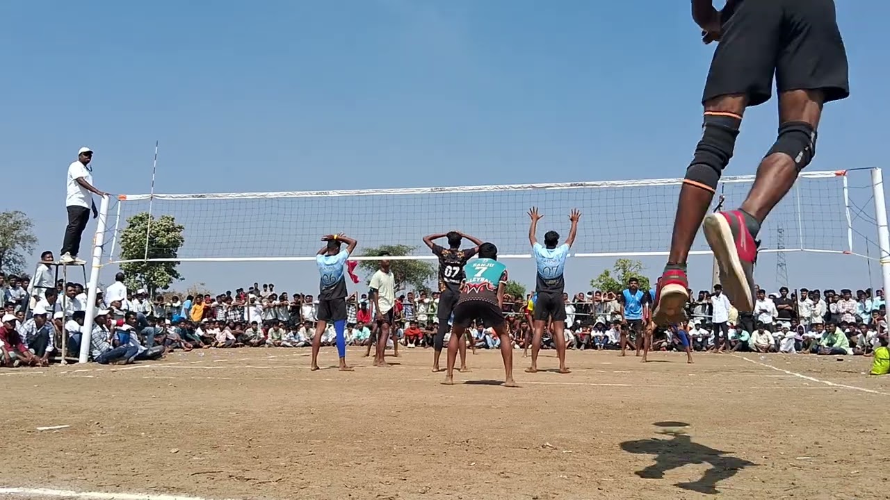 Kannapur & mallapur  semi-final  2025. nagoba temple 🛕  volleyball 🏐