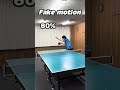How Much Can You Fake Your Serve Motion? #tabletennis #pingpong #卓球