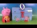 Peppa pig surprises bote  outils kinetic sand toolbox chupa chups sable magique et ufs surprise