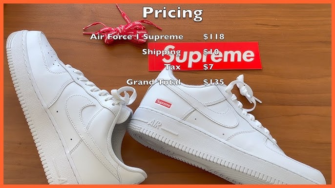 SUPREME X AIR FORCE 1 LOW SP 'WHEAT' + BROWN BOX LOGO BEANIE PICKUP/SNEAKER  UNBOXING 