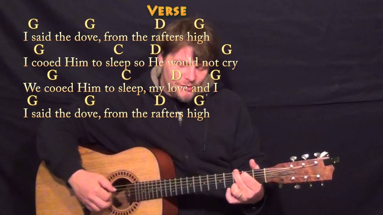 The friendly beasts christmas fingerstyle guitar cover lesson in g