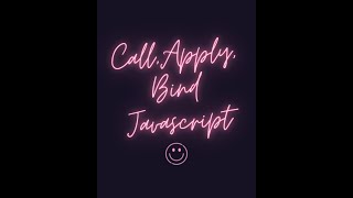Call, Apply and Bind in JavaScript in 10 minutes