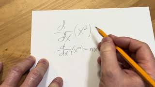 How to Find the Derative of x^2 using the Power Rule