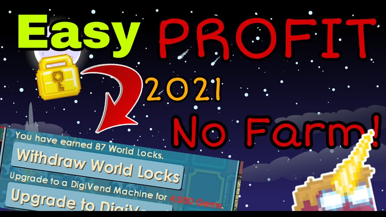 Secret PROFIT METHOD in 2021 No Farm!|Growtopia