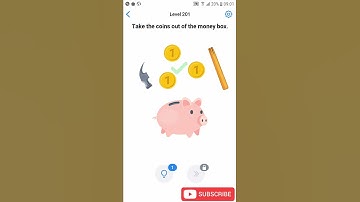 Easy Game Level 201 Take the coins out of the money box Walkthrough