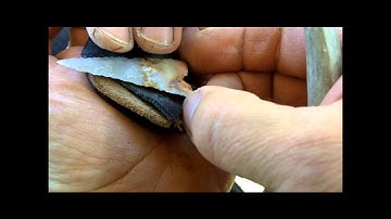 187 - 2/3 Making A Flint Ridge Cahokia Arrowhead Using Abo Tools