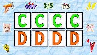 Learn English Alphabet A–J | Can You Repeat Without Mistakes? 🔤🎙️