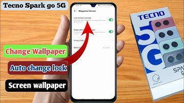 how to change lock screen wallpaper in tecno spark go 5g, tecno spark go 5g change wallpaper