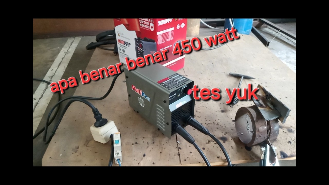 Las Listrik 450 Watt untuk daya listrik kecil..? Apakah benar benar 450 watt..?
