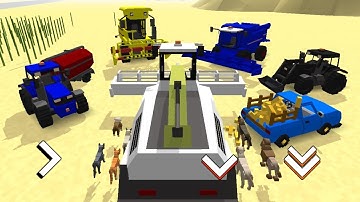The Happy World Of Blocky Farming & Racing Simulator | #Blocky Play Game for Android & IOS