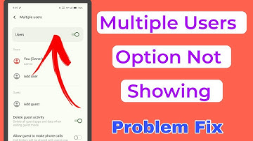 multiple user option not showing problem / multi user option not showing / enable multiple users