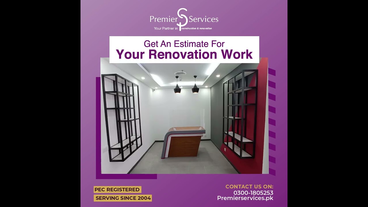 Get Your Office Space Renovated in Premier Quality