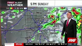 First Alert Forecast: Highs in the 80s the next few days as rain chances continue