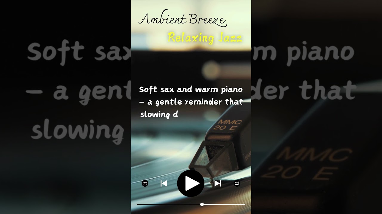 30 Seconds of Quiet Warmth | Soft Jazz to Feel Present