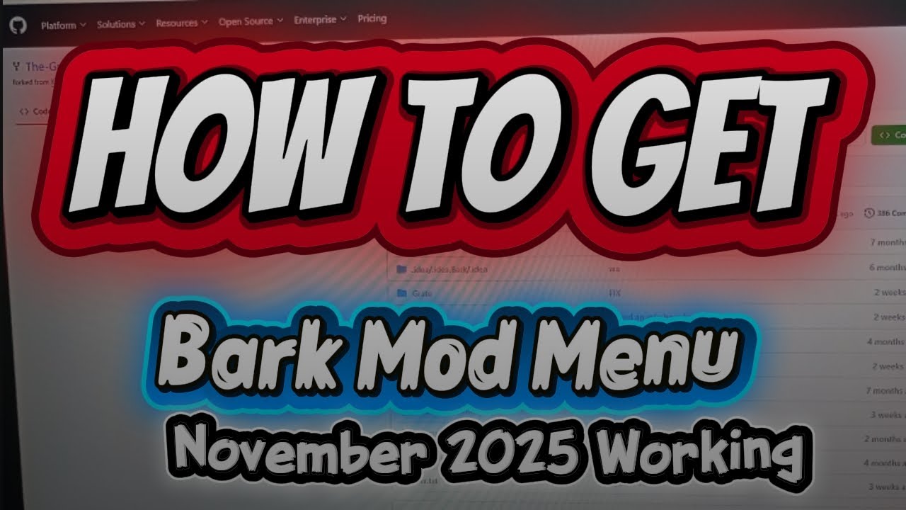 HOW TO GET THE NEW BARK MOD MENU AND MONKE MOD MANAGER NOVEMBER 2025 (Working)