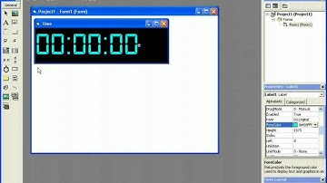 How to make a cool digital clock in Visual Basic 6.0