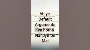 Default Arguments #pythonforbeginners #pythontutorial #pythonprogramming #python3