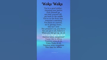 Thumbnail of Waka Waka (This time for africa) - Shakira ft. Freshlyground #lyrics #wakawaka