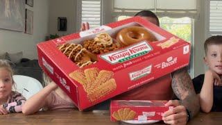 Fun Size Review: Krispy Kreme Biscoff Donuts!