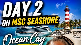 Day 2 aboard MSC Seashore was MUCH more our speed