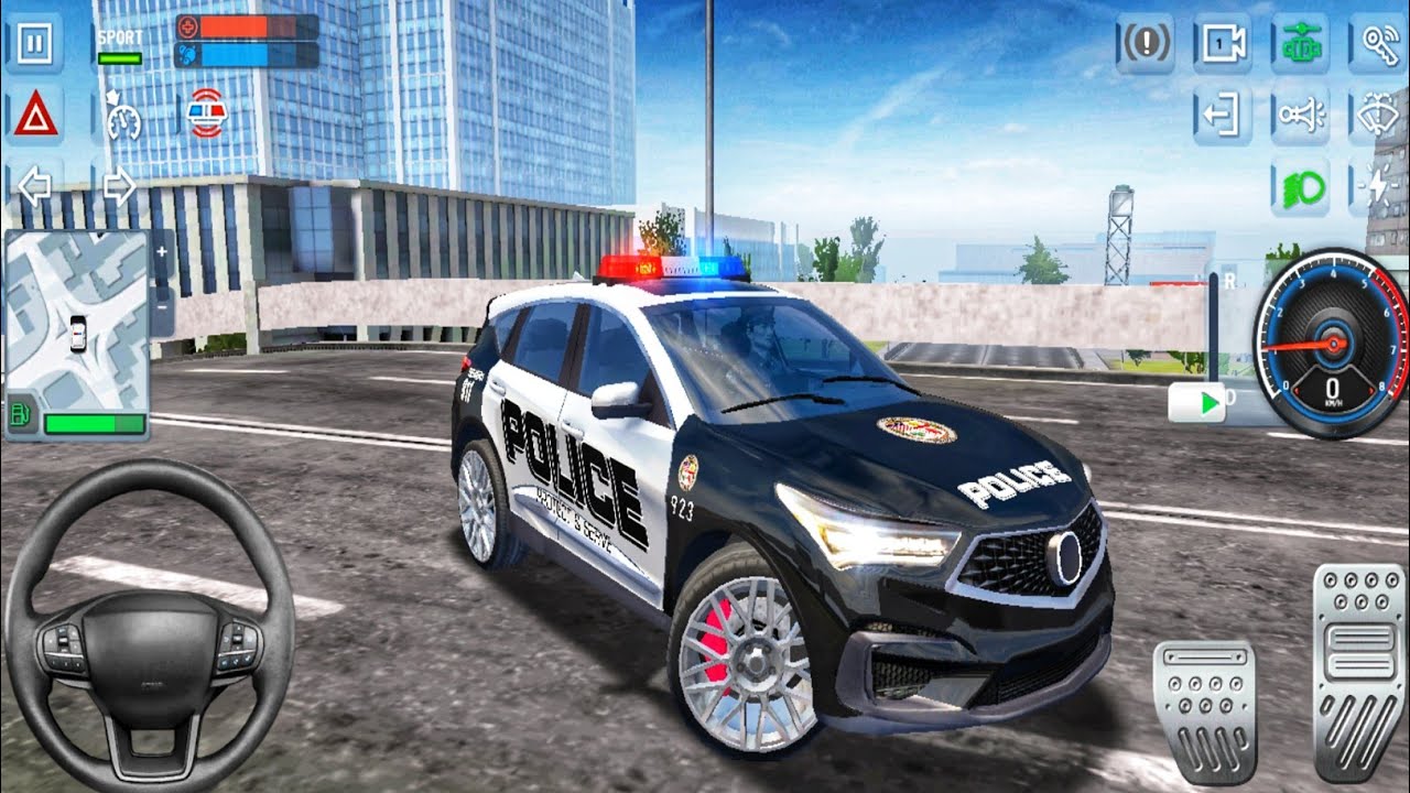 City Cop Chase Adventure 3D || Real Police Car Driving Multi-Storey Car Game 2025 Android Gameplay