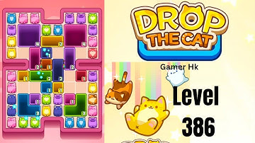 Drop The Cat Level 386 very hard level Walkthrough Solution 